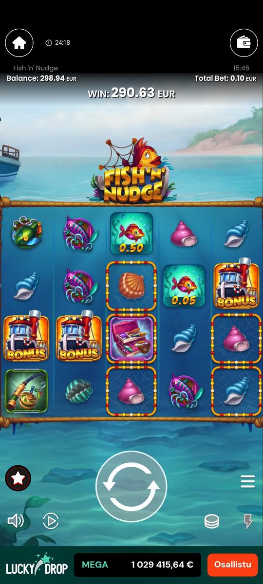 Fish eye – Kanuuna (290.30 EUR / 0.10 bet) | Millah