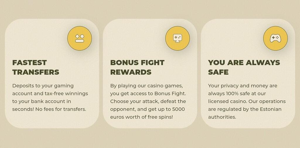 Top three features of Amppari Casino