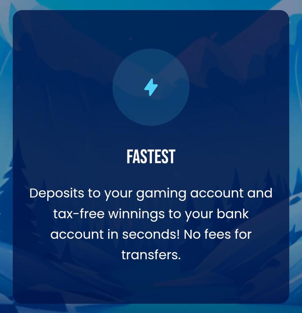 Fast deposits at Lapland Casino
