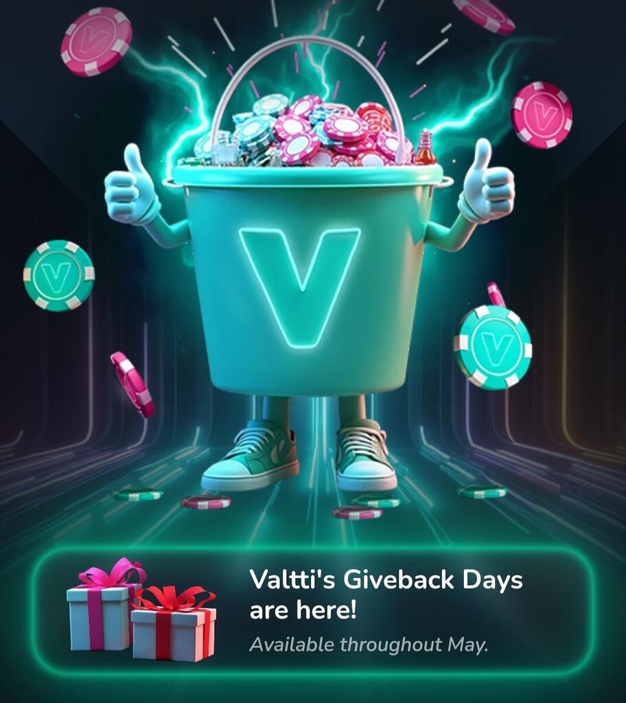 Valtti bucket mascot