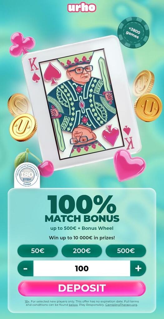 Urho welcome bonus