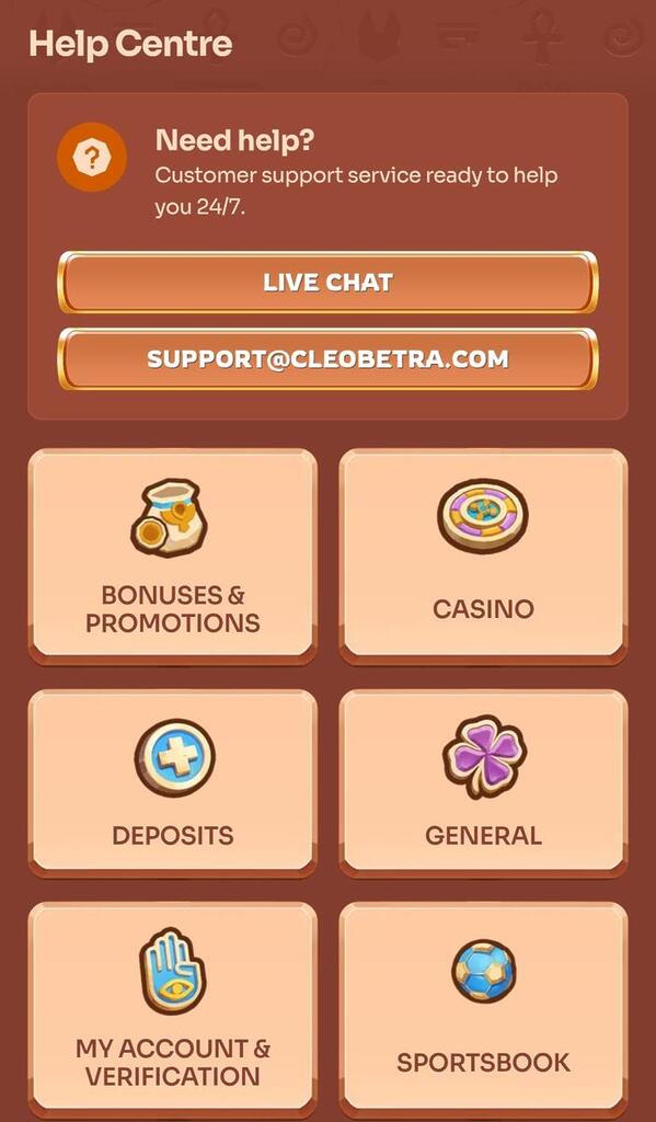 Help centre