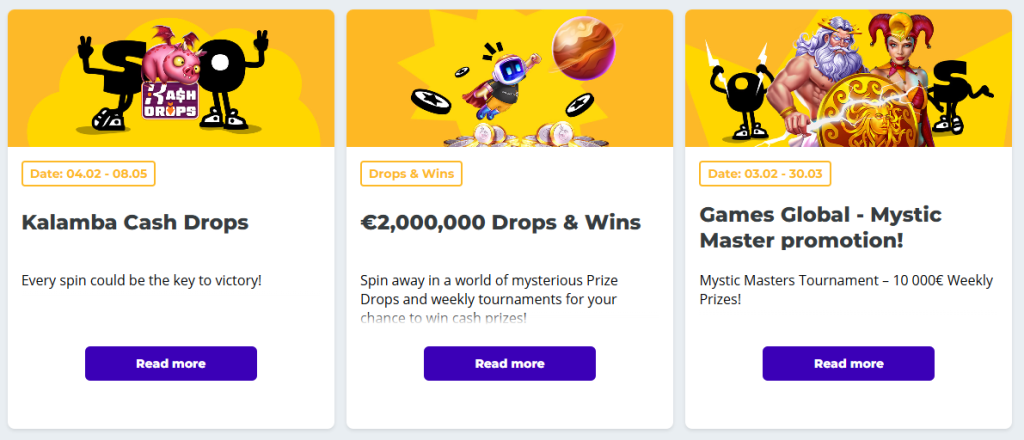 General Bonuses and Promotions at Boost