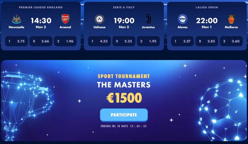 Polestar Sports Betting Welcome Offer 100% match up to 100€