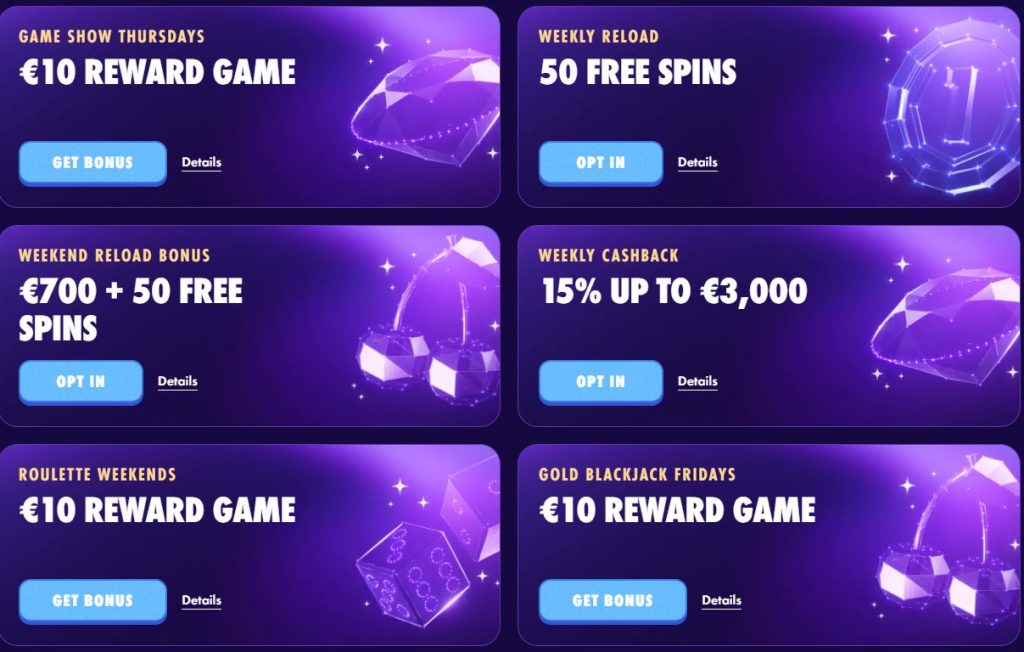 General Bonuses at Polestar Casino