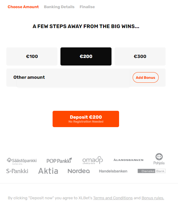 deposit Trustly