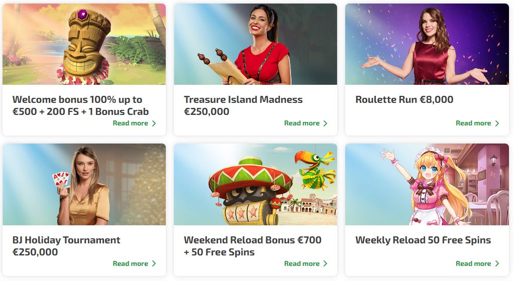 Promotions and tournaments at BoaBoa