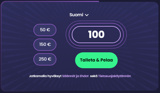 Saatavilla olevat valuutat, maat ja maksutavat ReSpin Kasinolla