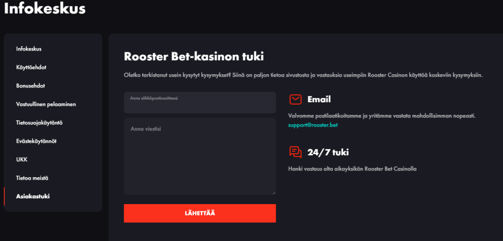 Rooster.bet tuki