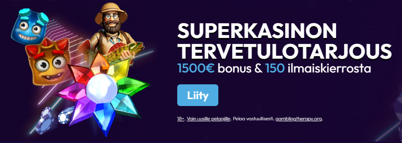 Tervetuliaisbonus Super Kasinolla