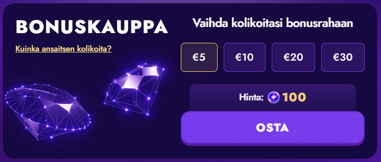 Erikoisominaisuudet Polestar Kasinolla