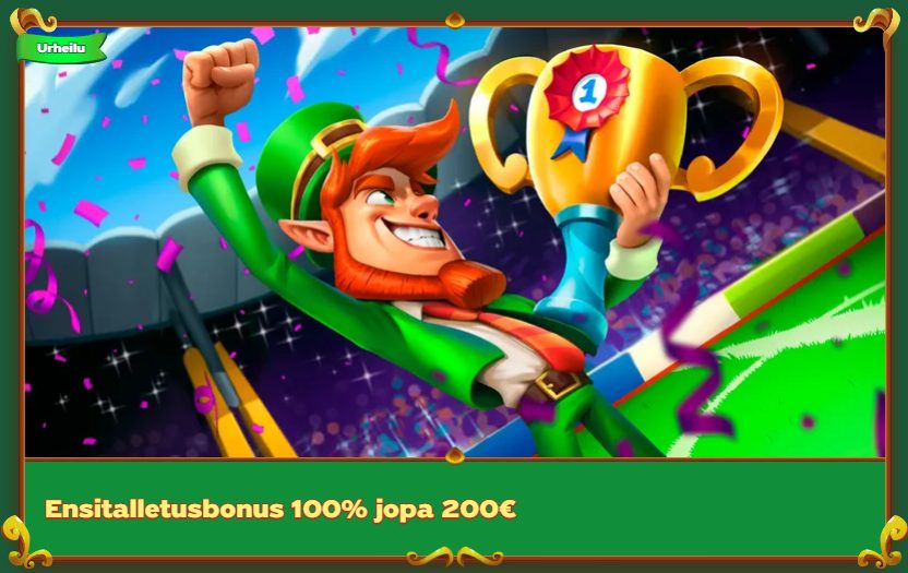 Green Luck Kasinon Vedonlyönnin Tervetuliaisbonus