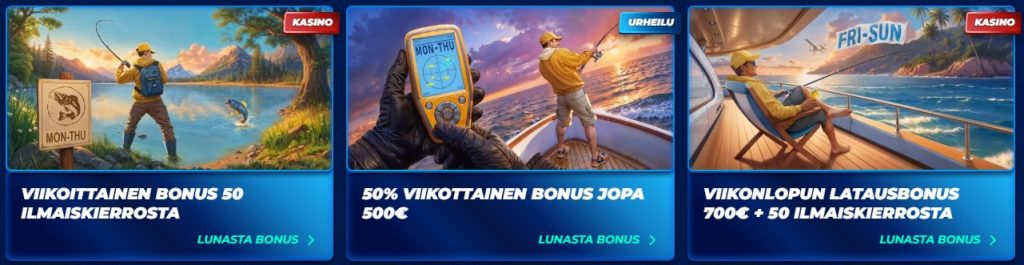 Yleiset bonukset ja kampanjat
