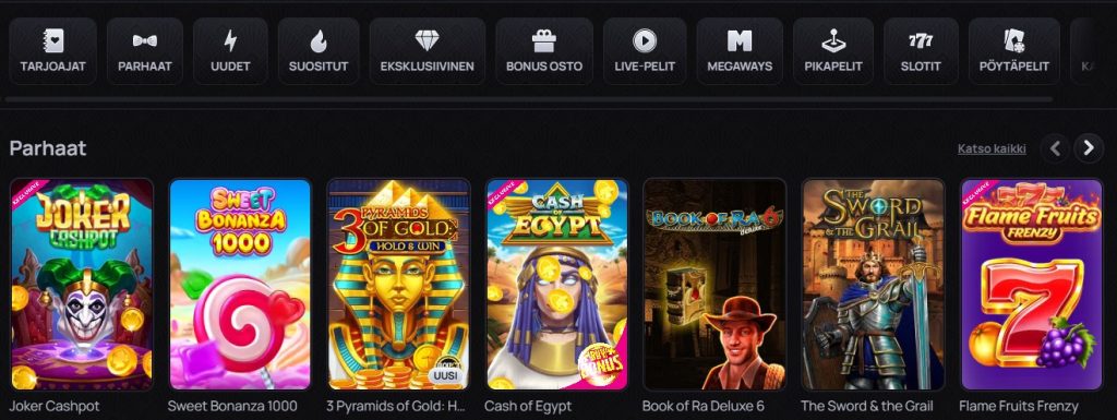 Casinova Pelit ja Kolikkopelit