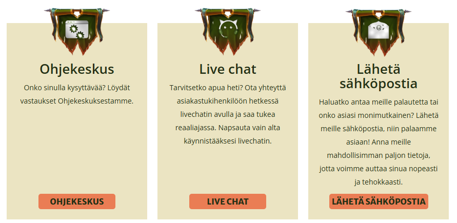 Asiakastuki Lumo Kasinolla