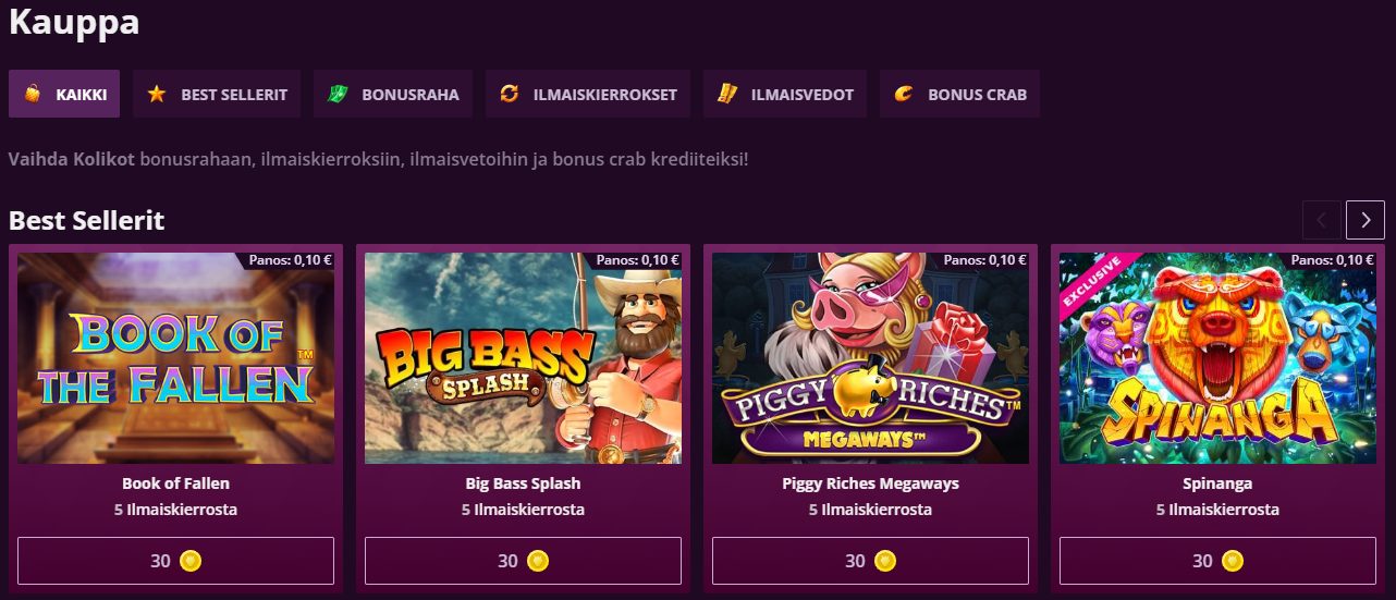 Kampanjat, bonukset ja Bonuskauppa Malinalla
