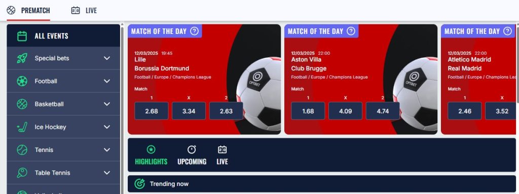 Optibet Welcome Bonus Sport