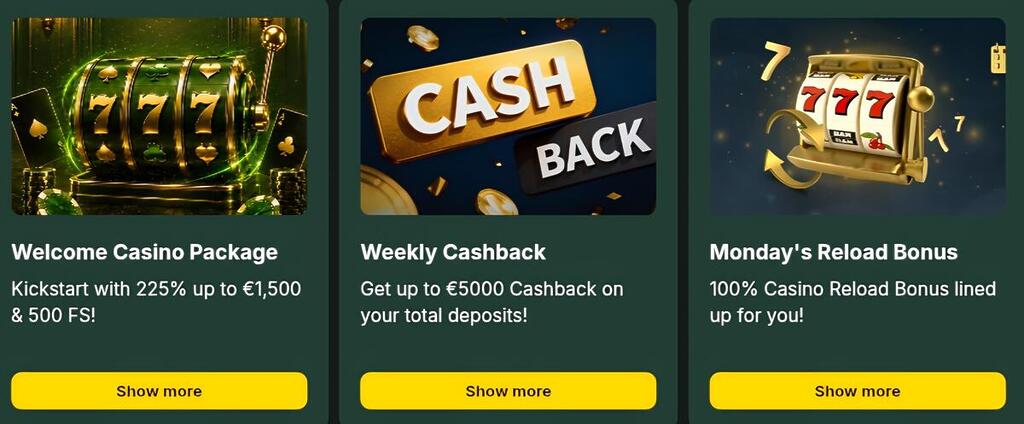 Promotions and bonuses