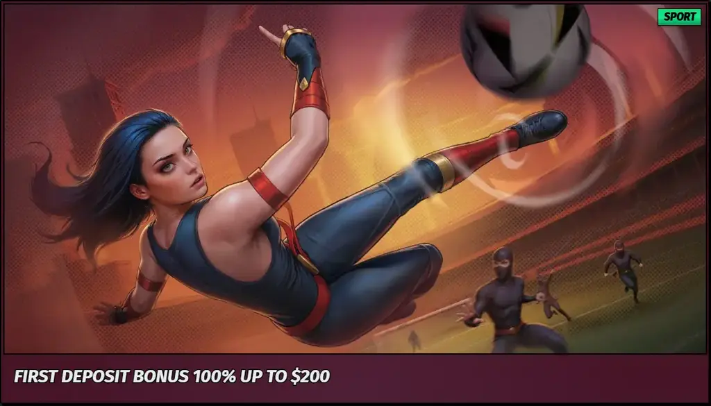 Allyspin Casino Sport Welcome Offer First Deposit Match Bonus 100 up to 200
