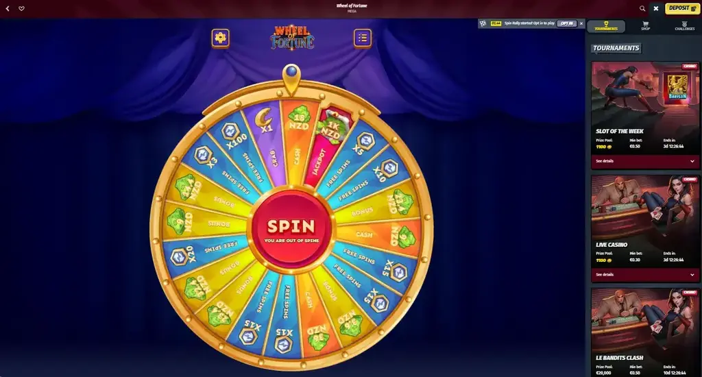 Allyspin Wheel Of Fortune