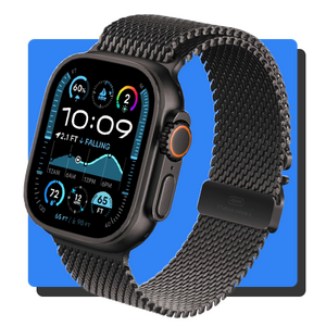 Apple Watch Ultra 2 GPS + Cell 49 mm musta titan, musta titan, milanolaisranneke - M