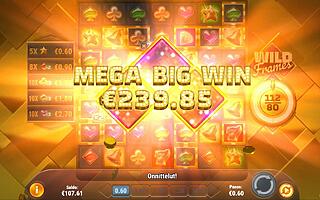 Wild Frames – Legiano (239.8 EUR / 0.6 bet) | Jullikka