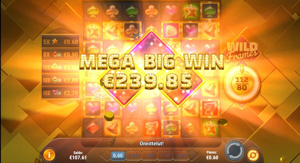 Wild Frames – Legiano (239.8 EUR / 0.6 bet) | Jullikka