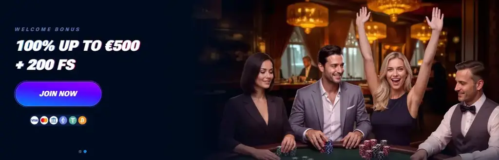 Boomerang Bet casino welcome bonus 100% up to €500 plus 200 free spins