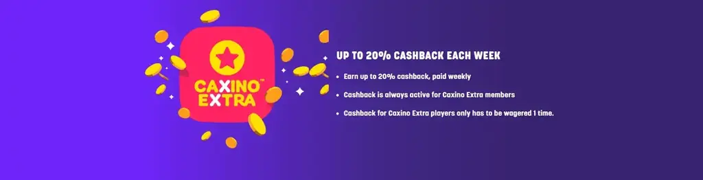 Caxino Extra Bonuses and account manager