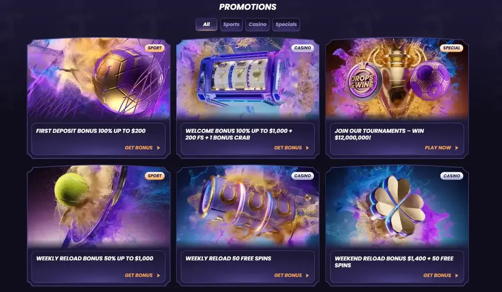 Fubet Casino New Zealand Promotions Page