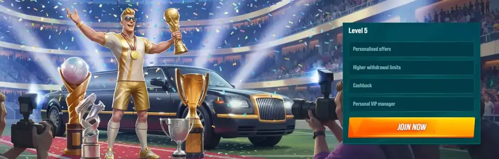 Golisimo Casino VIP Level 5 rewards including cashback and personal VIP manager