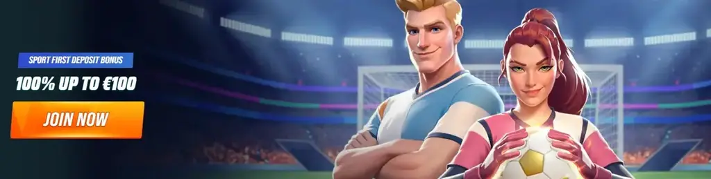 Golisimo Casino sports betting welcome bonus 100 percent up to €100