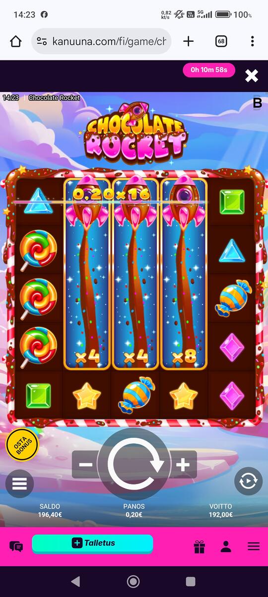 Po – Kanuuna (192 EUR / 0.20 bet) | Millah