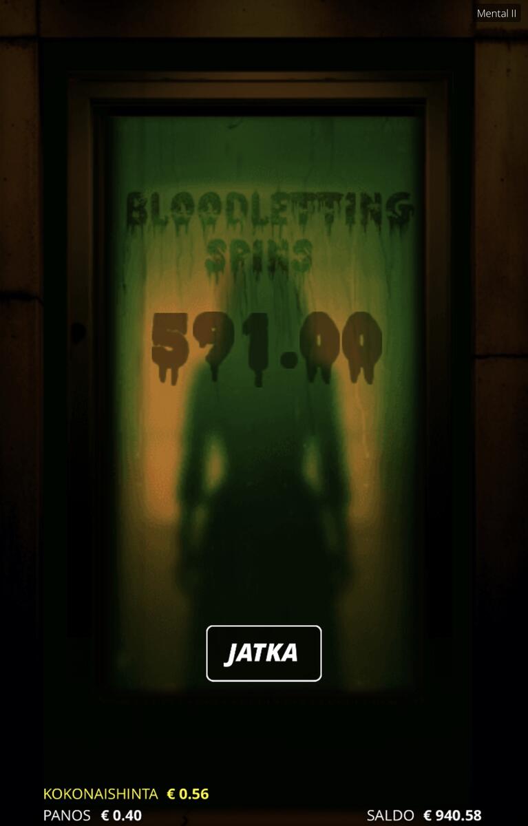 mental 2 – Unibet (591 EUR / 0.40 bet) | Ihalaiska