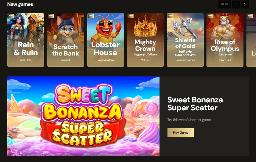 Lucky Ones Casino Games