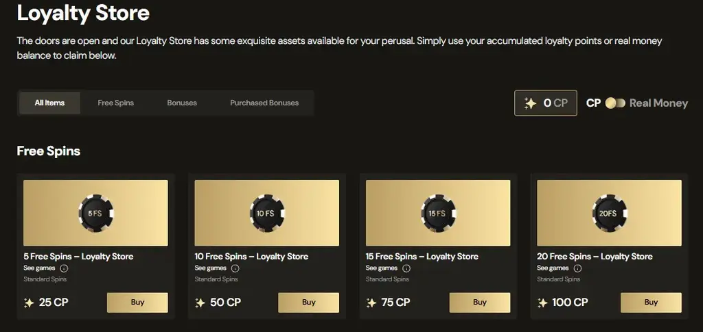 Lucky Ones Loyalty Store