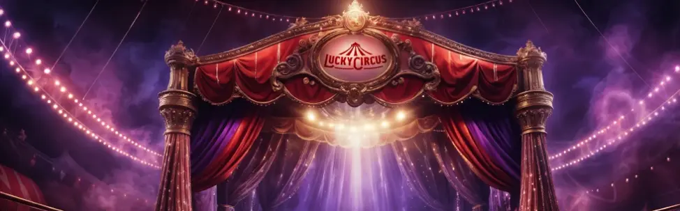 Lucky Circus Casino help centre banner
