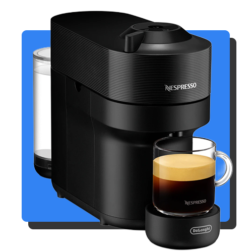 Nespresso Vertuo Pop kapselikeitin By Delonghi, musta