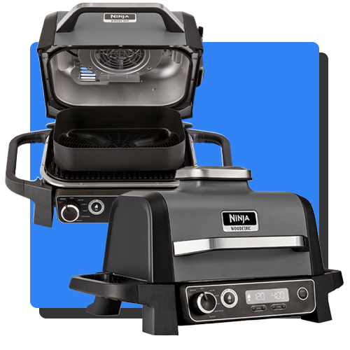 Ninja Woodfire OG701EU airfryer ja sähkögrilli savustimella ulkotiloihin