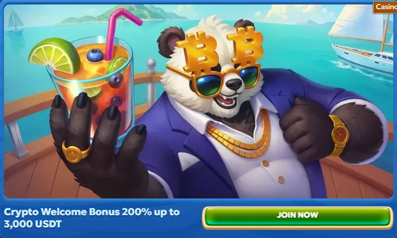 Pandido Casino Crypto Welcome Bonus