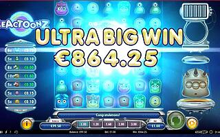 Reactoonz – Pelikioski (864.2 EUR / 1 bet) | Kapteni85