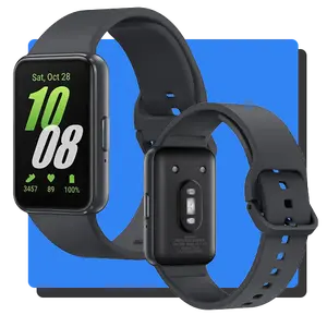 Samsung_Galaxy Fit 33_aktiivisuusranneke_tummanharmaa