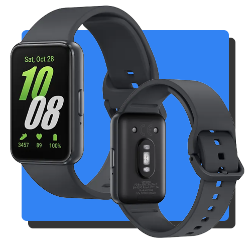 Samsung_Galaxy Fit 33_aktiivisuusranneke_tummanharmaa