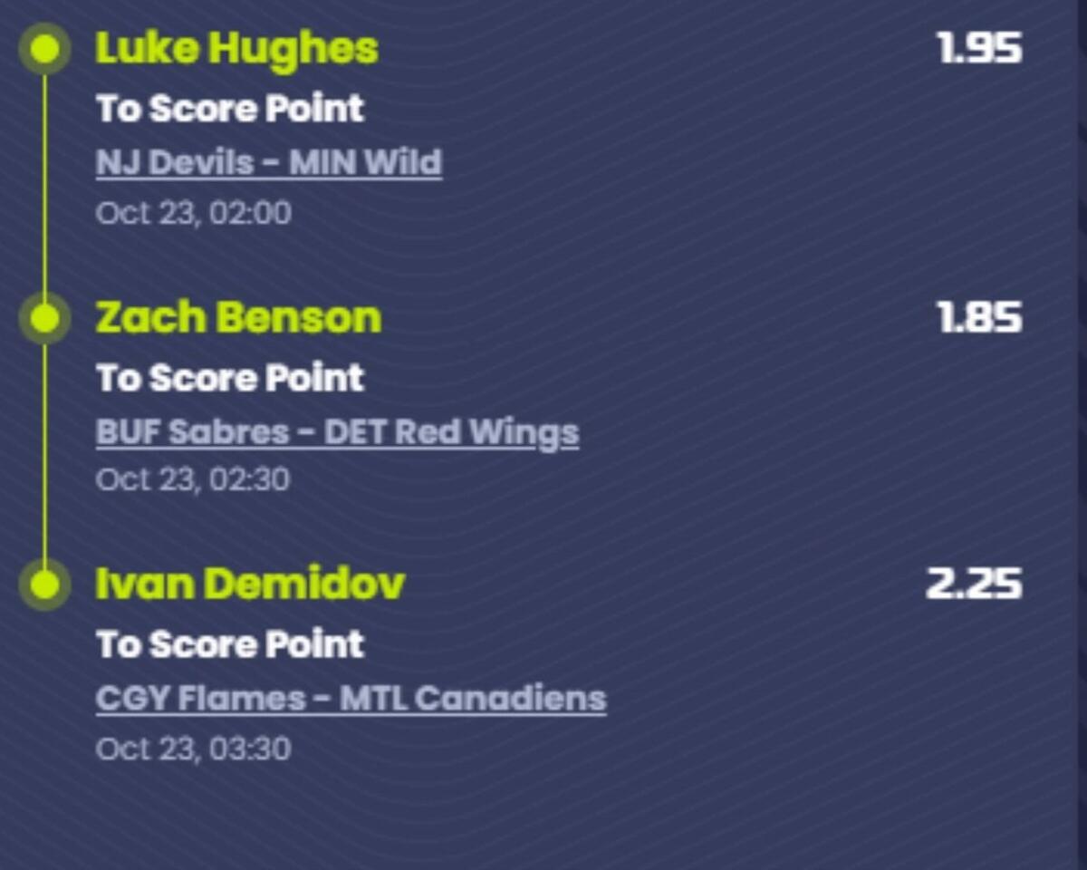 Vihis' Daily betting coupon (23-10-2025)