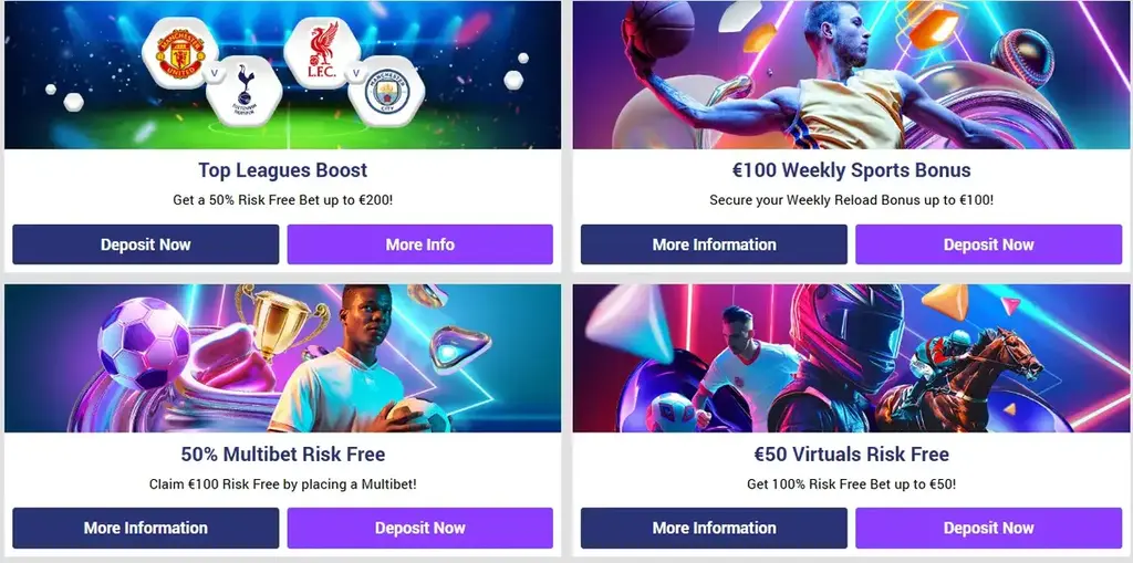 Tornadobet sportsbook promotions featuring weekly sports bonuses and risk-free bets