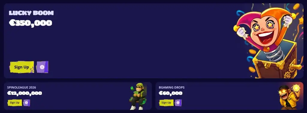 Bonuskong tournaments