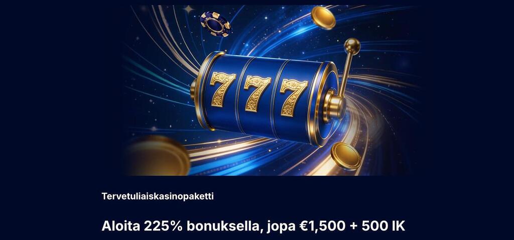 Andromedasino Casino tervetuliaisbonus tarjous
