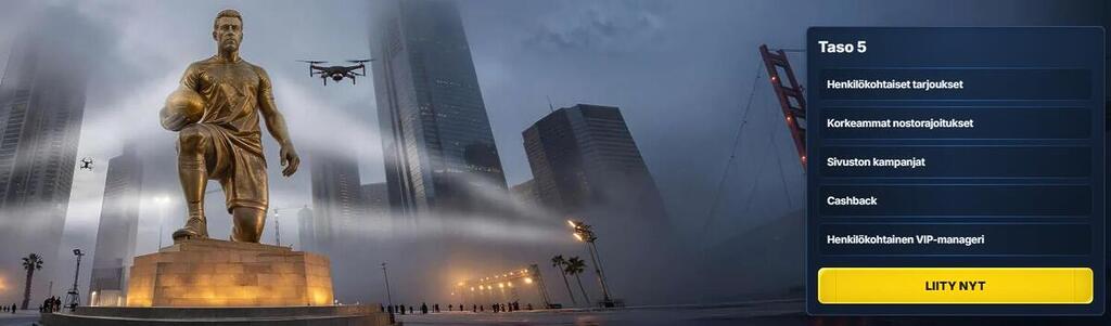 BetRepublic VIP-ohjelman taso 5, joka sisältää henkilökohtaisia tarjouksia, korkeammat nostorajoitukset, sivuston kampanjat, cashback-edun ja henkilökohtaisen VIP-managerin.