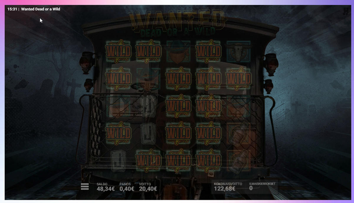 Wanted Dead Or A Wild slot machine online casino gambling big win