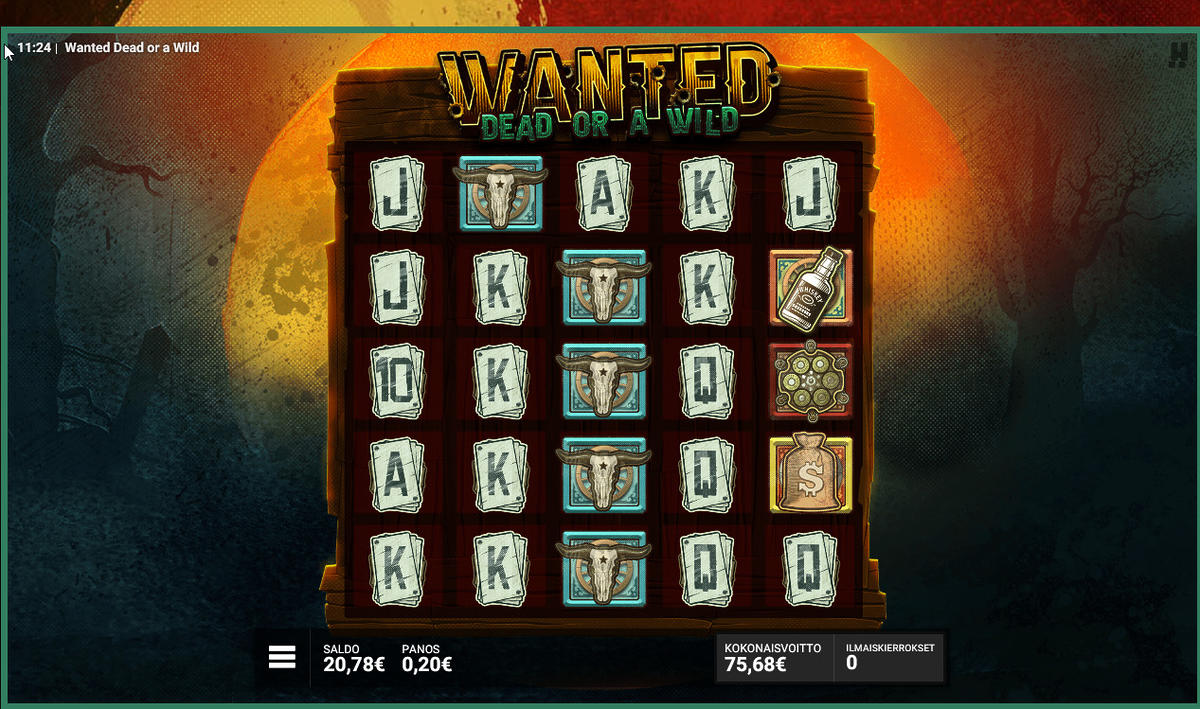 Wanted Dead Or A Wild slot machine online casino gambling big win